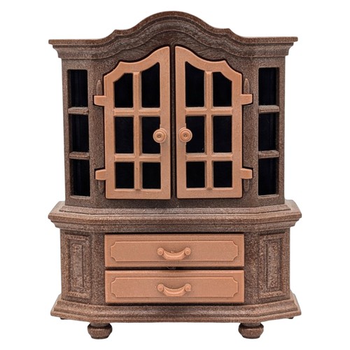 Playmobil wardrobe brown - , shelf