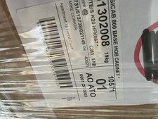 Kitchen 800mm Base Unit Matt White Carcass Without Doors Fully Assembled