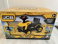 JCB Fastrac Foot to Floor Ride-On | Kids Sit-On Tractor Toy with Horn & Storage