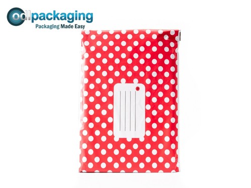 Polka dot mailing bags - mailing,