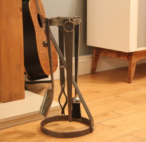 Wrought iron companion - iron, set
