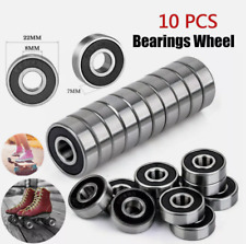 10Pcs 608 2RS Rubber Sealed