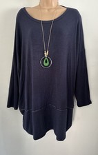 New Italian Lagenlook Navy