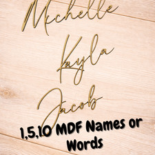 Personalised MDF Wood  3mm Cut