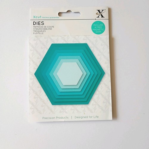 Xcut die set nesting - set, hexagons