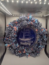 Pretty Nautical Ribbon Wreath