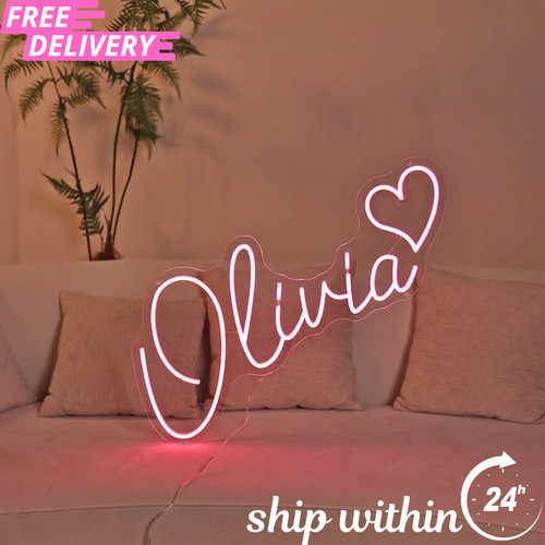Custom kids name neon - kids, sign