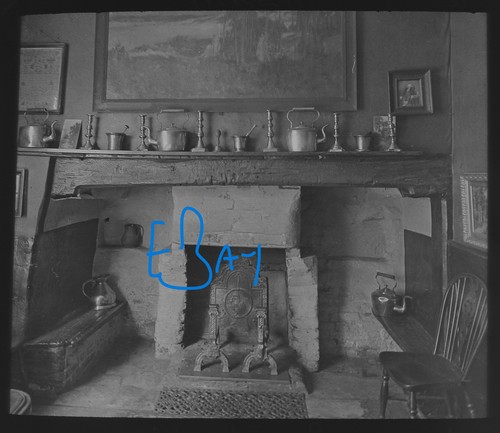Photo old fireplace shere - photo, at