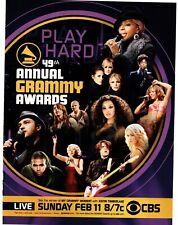 PTP79 ADVERT 11X8" 49TH ANNUAL GRAMMY AWARDS ON CBS