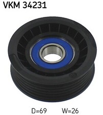 SKF Idler Pulley for Ford