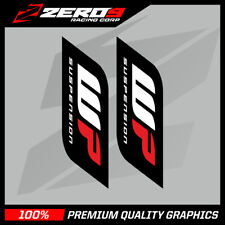 WP UPPER FORK DECALS MOTOCROSS GRAPHICS MX GRAPHICS LOGO ONLY