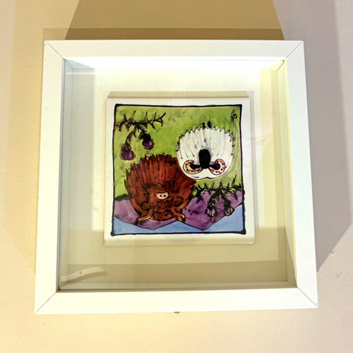 Framed original painting - framed,