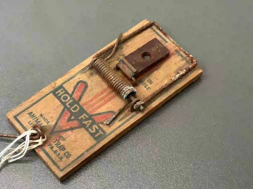 Vintage mouse trap - trap,