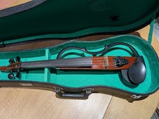 Yamaha SV120 Silent Electric Violin 4/4 Mint Condition Carry Case Tested Working