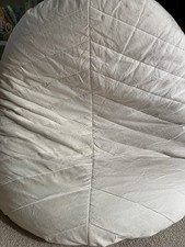 Large IKEA Dihult Floor Cushion; Removable Cover. Can Be Hung For Storage.