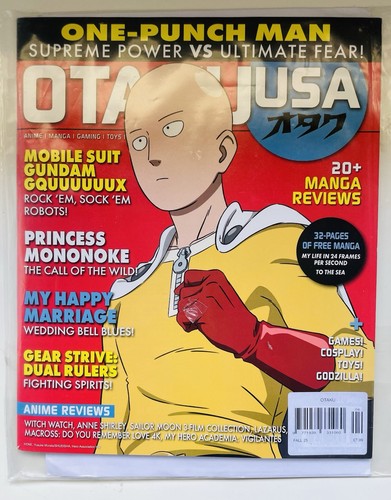 Otaku magazine one punch - magazine, man