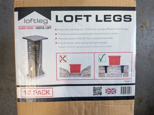 Loftleg 175mm loft boarding - loftleg,