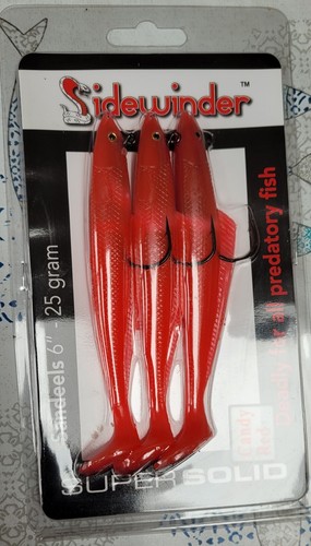 Sidewinder sandeel lures - , 6"