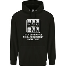 Its a Lorry Driver Thing Funny Truck Trucker Mens 80% Cotton Hoodie