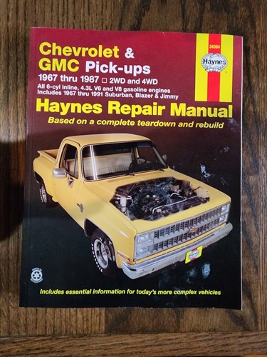 Haynes repair manual chevrolet - manual,