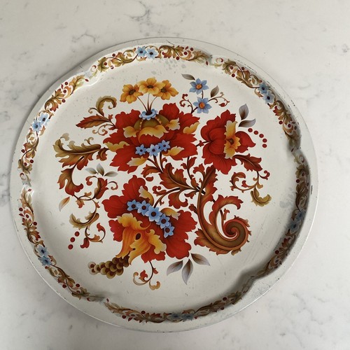 Vintage retro tray metal - vintage/retro,