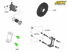 Front Brake Caliper Carrier