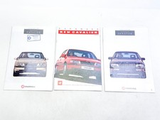 Vintage 1990s Vauxhall Car brochures Cavalier Senator x3