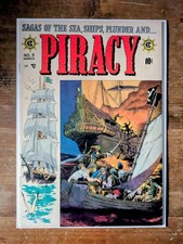 Piracy #3 FN (6.0) Reed Crandall Cover Rare Golden Age EC Comics 1955