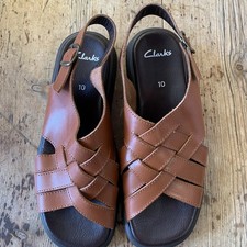 Clarks Volden Brown Leather