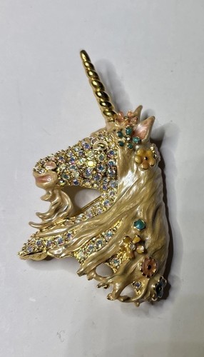 Kirks folly unicorn - folly, brooch