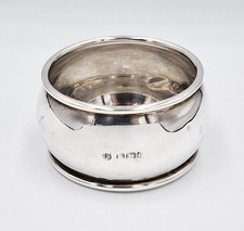 ANTIQUE STERLING SILVER NAPKIN RING Sheffield 1918