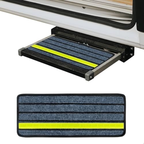 Camping trips step mat - camping,