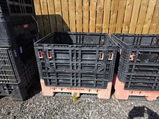 Used Large Collapsible Plastic Pallet Box 1000X1200X1000mm Magnum Stillage Rack