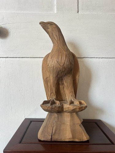 Large hand carved wooden - hand,