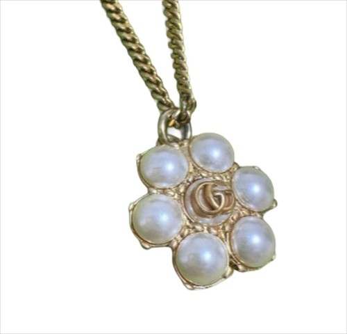 Gucci necklace flower motif - necklace,