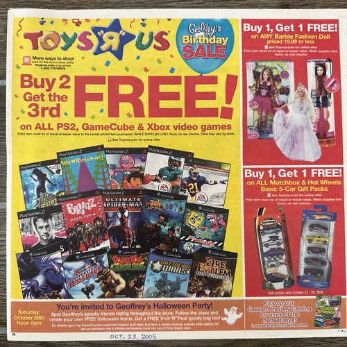 Rare 2005 toys catalog - 2005, us