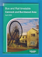 Staffordshire County Council Bus Timetable - Cannock & Burntwood - April 2009