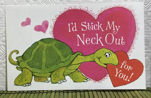 Vintage valentine card - vintage, fold