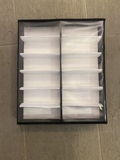 Sunglasses Glasses Display Case Storage Box Organiser Black 12 Grids Box UK