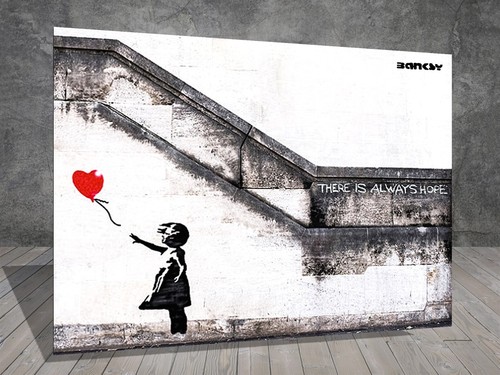 Banksy there always hope - banksy,