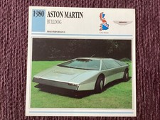 Aston Martin, Bulldog,  1980, High Perfomance Class Car, G.B.,Collectors Card