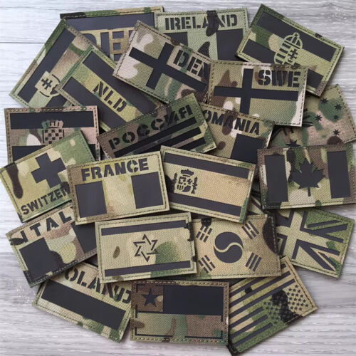 National flag combat - national, patch