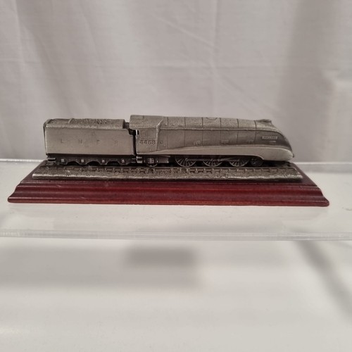 Vintage pewter mallard train - mallard,
