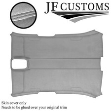 WHITE STITCH L GREY SUEDE
