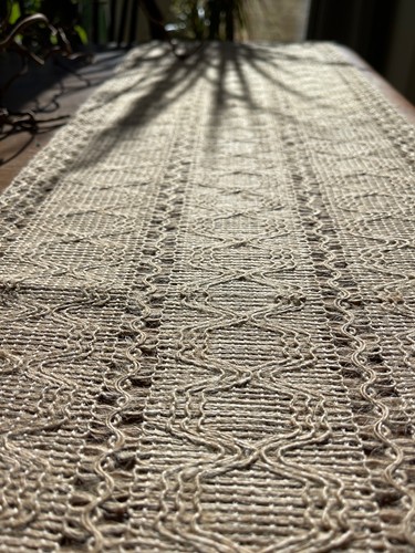 Jute wedding table runners - table,