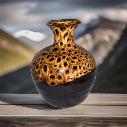 Vintage studio pottery vase - studio,