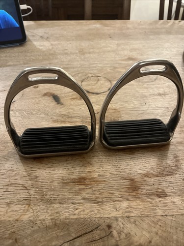 Pair stainless steel horse - of,