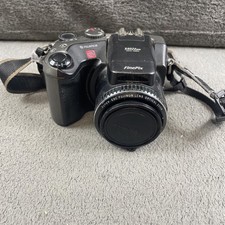 Fujifilm FinePix S602 Zoom Digital Camera Black Tested Working