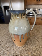 Handmade Drip Clay Pitcher