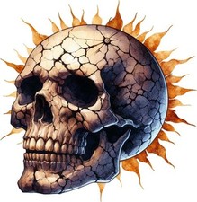 Halloween Gothic Skull Wall